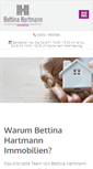 Mobile Screenshot of bettina-hartmann-immobilien.de